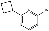 4-bromo-2-cyclobutylpyrimidine Struktur