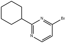 4-Bromo-2-(cyclohexyl)pyrimidine Struktur