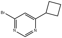 4-Bromo-6-cyclobutylpyrimidine Struktur