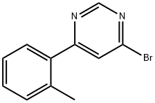 4-Bromo-6-(2-tolyl)pyrimidine Struktur