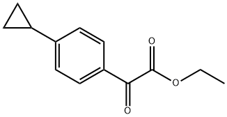 Ethyl 2-(4-cyclopropylphenyl)-2-oxoacetate Struktur