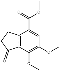 METHYL 6,7-DIMETHOXY-1-OXOINDANE-4-CARBOXYLATE Struktur