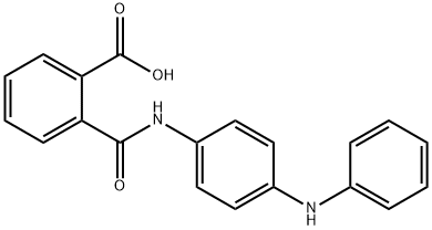 2-[(4-anilinoanilino)carbonyl]benzoic acid Struktur