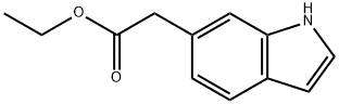 ethyl 2-(1H-indol-6-yl)acetate Struktur