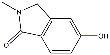 5-hydroxy-2-methyl-2,3-dihydro-1H-isoindol-1-one Struktur