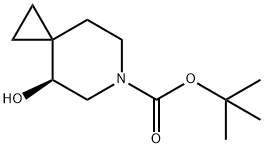 6-Azaspiro[2.5]octane-6-carboxylic acid, 4-hydroxy-, 1,1-dimethylethyl ester, (4S)- Struktur