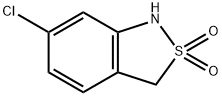 6-chloro-1,3-dihydro-2,1-benzothiazole-2,2-dione Struktur