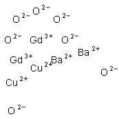 Gadolinium barium copper oxide Struktur