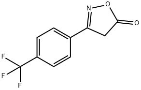 3-(4-trifluoromethylphenyl)isoxazol-5(4H)-one Struktur