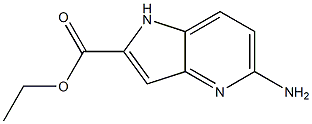 ethyl 5-amino-1H-pyrrolo[3,2-b]pyridine-2-carboxylate Struktur