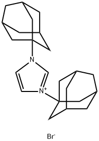 1,3-bis(1-adamantyl)imidazolium bromide Struktur