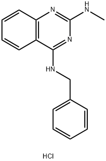 N4-benzyl-N2-methylquinazoline-2,4-diamine hydrochloride Struktur