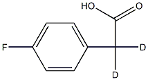 (4-Fluorophenyl)acetic-2,2-d2 Acid, 113715-48-3, 結(jié)構(gòu)式