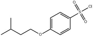 4-(3-methylbutoxy)benzene-1-sulfonyl chloride Struktur