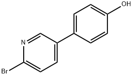 2-BroMo-5-(4-hydroxyphenyl)pyridine Struktur