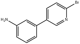 2-Bromo-5-(3-aminophenyl)pyridine Struktur