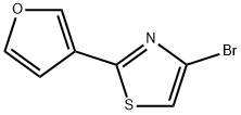 4-Bromo-2-(3-furyl)thiazole Struktur