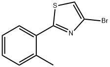 4-Bromo-2-(2-tolyl)thiazole Struktur