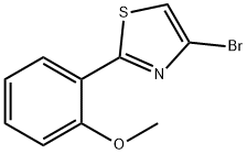 4-Bromo-2-(2-methoxyphenyl)thiazole Struktur