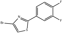 4-Bromo-2-(3,4-difluorophenyl)thiazole Struktur