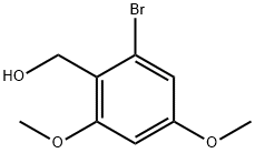 (2-bromo-4,6-dimethoxyphenyl)methanol Struktur