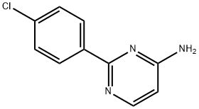 4-Amino-2-(4-chlorophenyl)pyrimidine Struktur