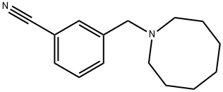 3-(azocan-1-ylmethyl)benzonitrile Struktur