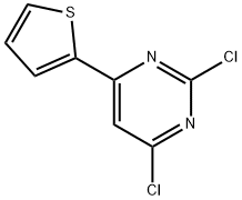 2,4-Dichloro-6-(2-thienyl)pyrimidine Struktur