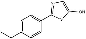 5-Hydroxy-2-(4-ethylphenyl)thiazole Struktur