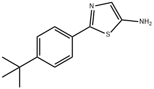 5-Amino-2-(4-tert-butylphenyl)thiazole Struktur