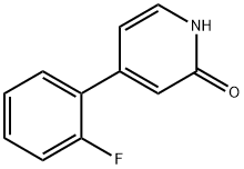 2-Hydroxy-4-(2-fluorophenyl)pyridine Struktur