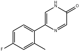 5-(4-Fluoro-2-methylphenyl)-2-hydroxypyrazine Struktur