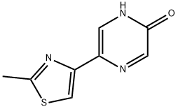 2-Hydroxy-5-(2-methyl-4-thiazolyl)pyrazine Struktur