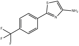 4-Amino-2-(4-trifluoromethylphenyl)thiazole Struktur