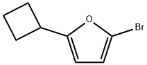 2-Bromo-5-(cyclobutyl)furan Struktur