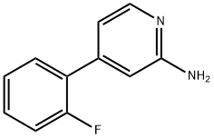 4-(2-FLUOROPHENYL)PYRIDIN-2-AMINE Struktur