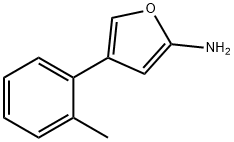 2-Amino-4-(2-tolyl)furan Struktur