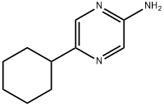 2-Amino-5-(cyclohexyl)pyrazine Struktur