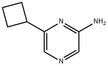 2-Amino-6-(cyclobutyl)pyrazine Struktur