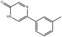 5-(3-Tolyl)-2-hydroxypyrazine Struktur