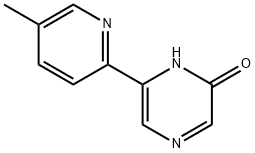 2-Hydroxy-6-(5-methyl-2-pyridyl)pyrazine Struktur