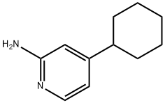 4-CYCLOHEXYLPYRIDIN-2-AMINE Struktur