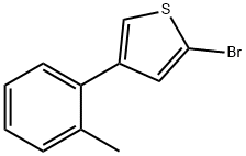 2-Bromo-4-(2-tolyl)thiophene Struktur