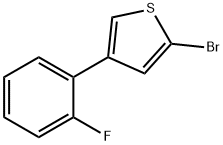 2-Bromo-4-(2-fluorophenyl)thiophene Struktur