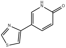 2-Hydroxy-5-(thiazol-4-yl)pyridine Struktur