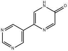 5-(5-Pyrimidyl)-2-hydroxypyrazine Struktur