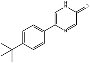 2-Hydroxy-5-(4-tert-butylphenyl)pyrazine Struktur