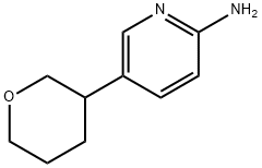 2-Amino-5-(tetrahydropyran-3-yl)pyridine Struktur