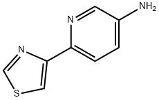 3-AMINO-6-(THIAZOL-4-YL)PYRIDINE Struktur