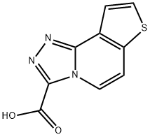 thieno[3,2-c][1,2,4]triazolo[4,3-a]pyridine-3-carboxylic acid Struktur